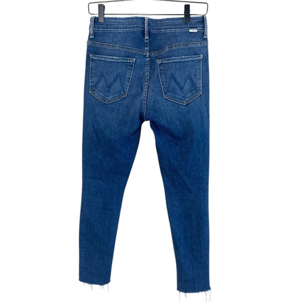 MOTHER Women’s Sz 27 High Waisted Looker Ankle Fray in Big Sky - Picture 9 of 9